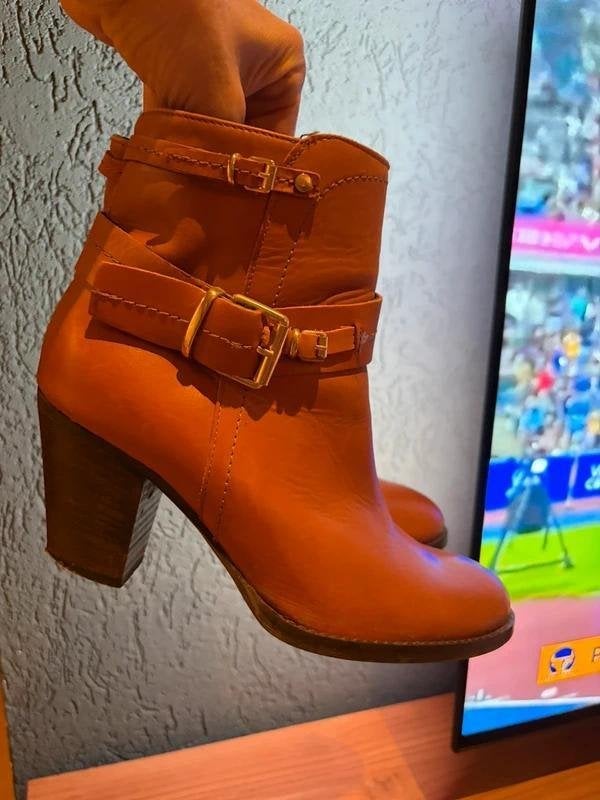 Leren laarsjes / enkellaarsjes bruin maat 38 merk Van Dalen, Kleding | Dames, Schoenen, Bruin, Lage of Enkellaarzen, Ophalen of Verzenden
