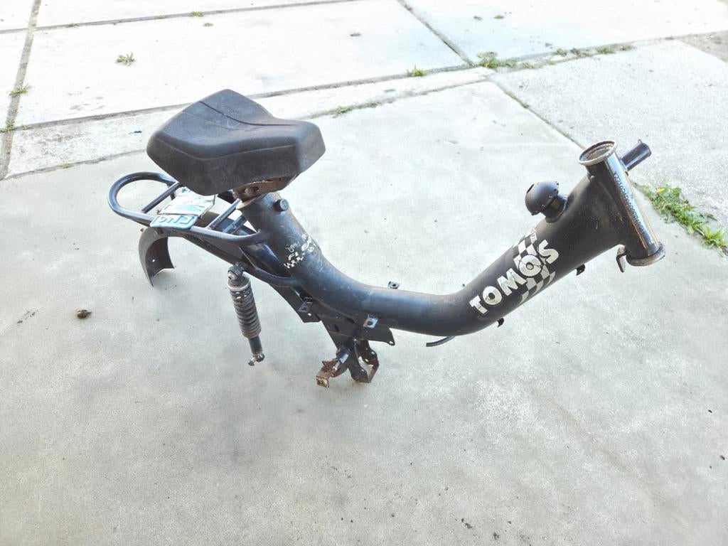 Tomos Flexer Frame Zwart Met Blauw Kenteken, Gebruikt, Ophalen of Verzenden, Nvt, Nvt