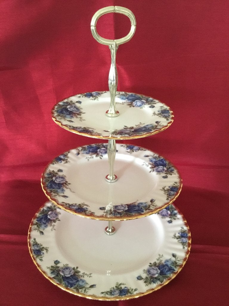 Royal Albert MOONLIGHT ROSE ETAGÈRE, Ophalen of Verzenden