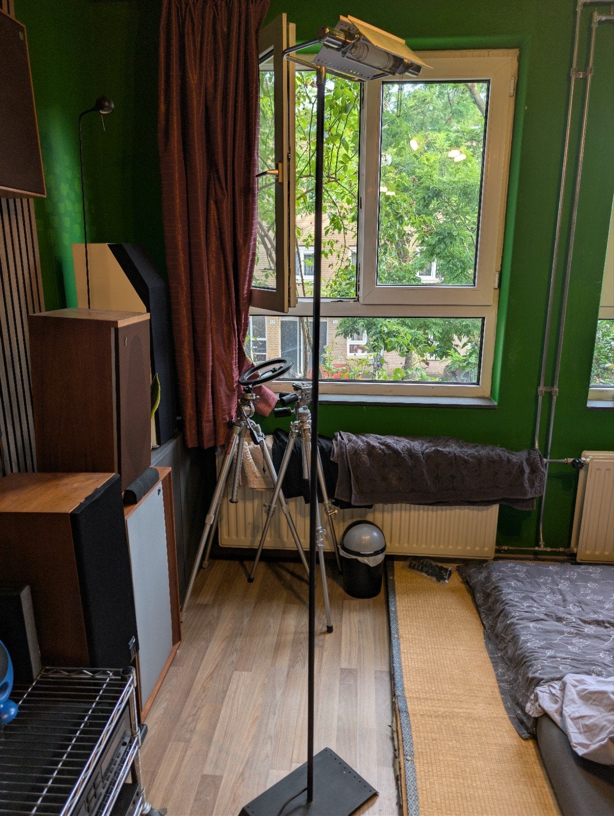 Unieke Vloerlamp Garcia Garay - Jaren '70/'80 Design, Ophalen, Jaren 80, Zo goed als nieuw, Metaal
