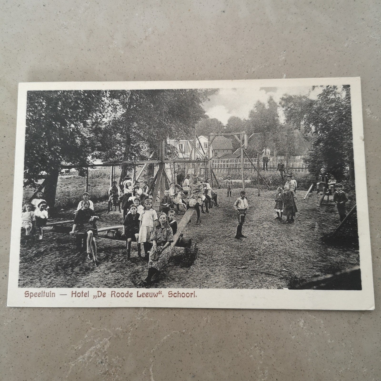 Schoorl (NH) Speeltuin Hotel De Rode Leeuw 19??, Verzenden, 1940 tot 1960, Noord-Holland