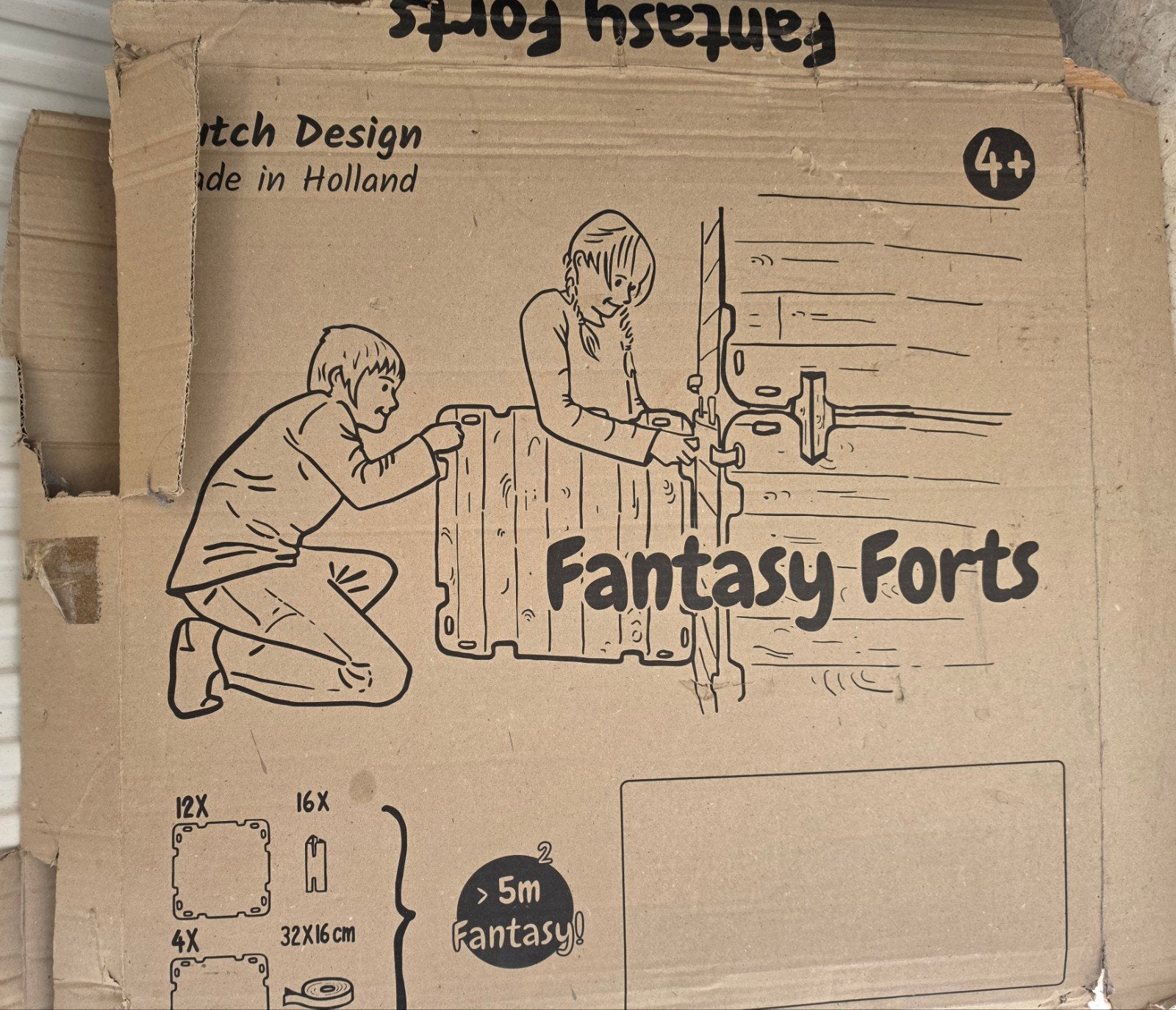 Fantasy Forts Bouwset - Compleet, doos licht beschadigd, Ophalen, Gebruikt, Bouwen