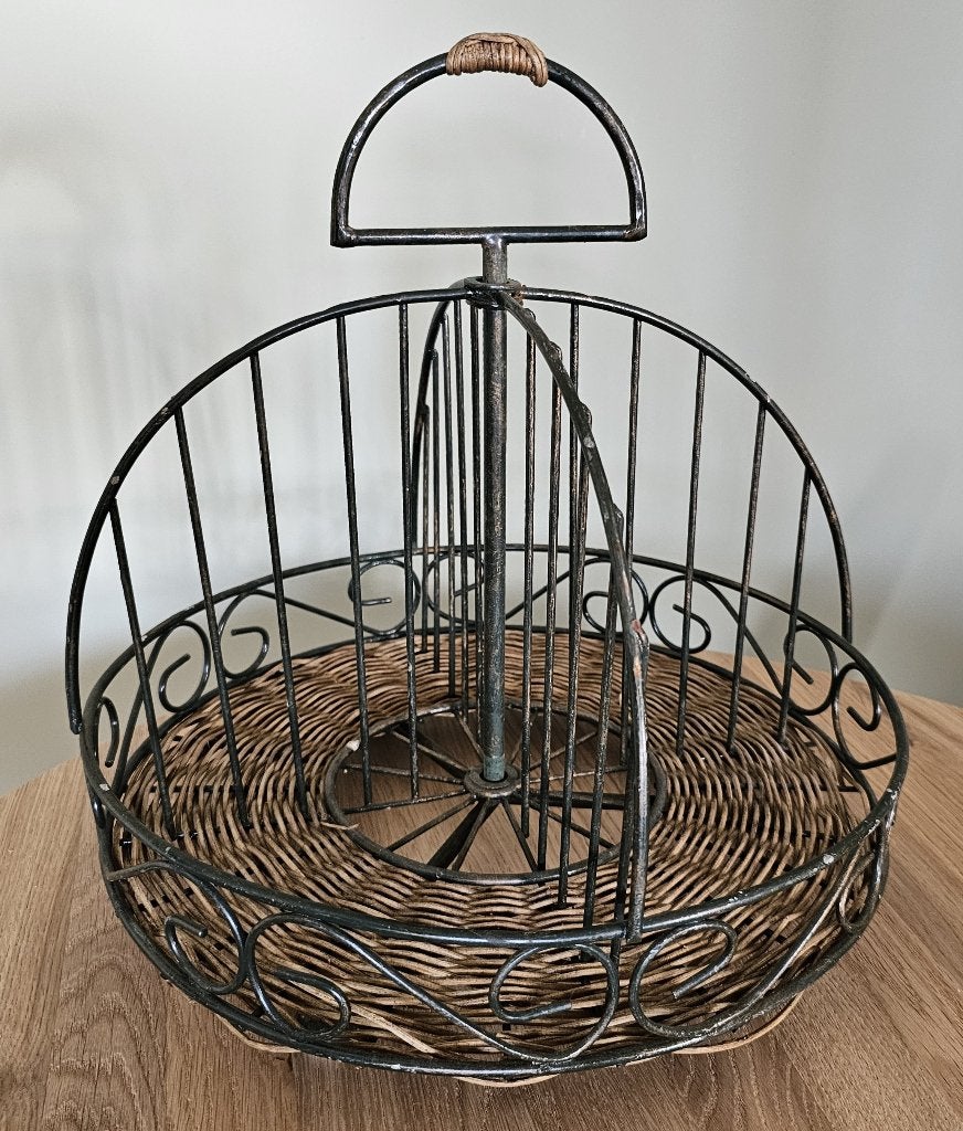 LEUKE OUDE BROCANTE ETAGÈRE, Gebruikt, Metaal, Ophalen of Verzenden, Etagère