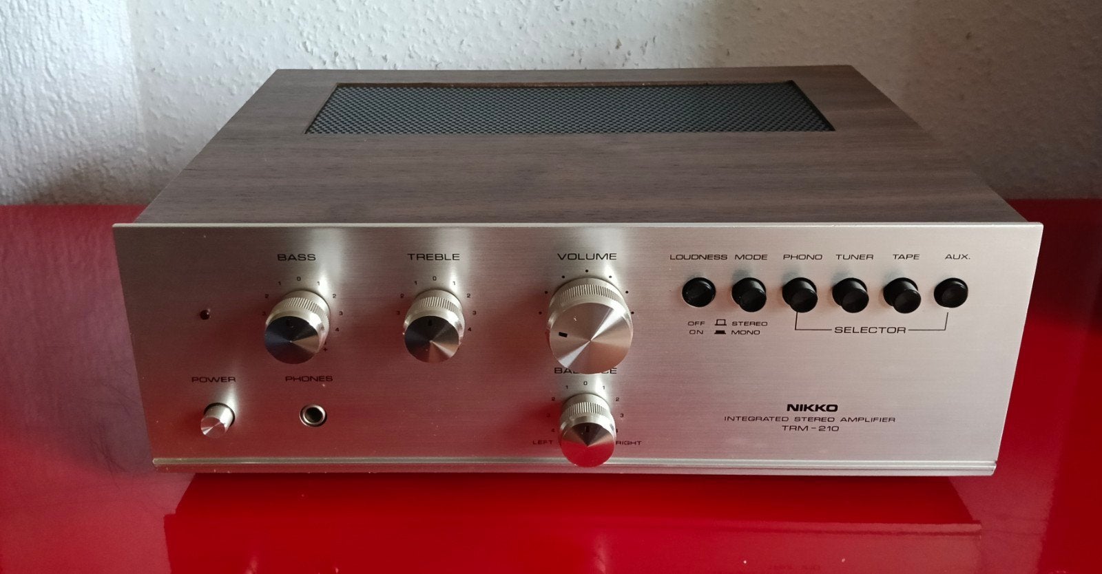 Nikko TRM-210 Vintage versterker, Ophalen of Verzenden, Refurbished, Overige merken