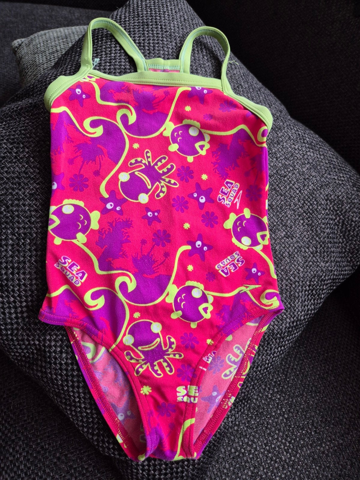 Speedo Badpak Roze/Paars/Groen Maat 86, Kinderen en Baby's, Babykleding | Baby-zwemkleding, Gebruikt, Meisje, Badpak, Ophalen of Verzenden