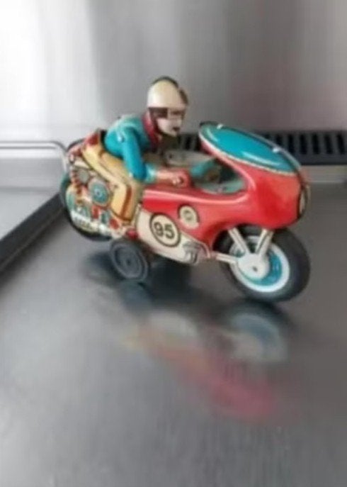 Blikken motorrijder, Ophalen of Verzenden
