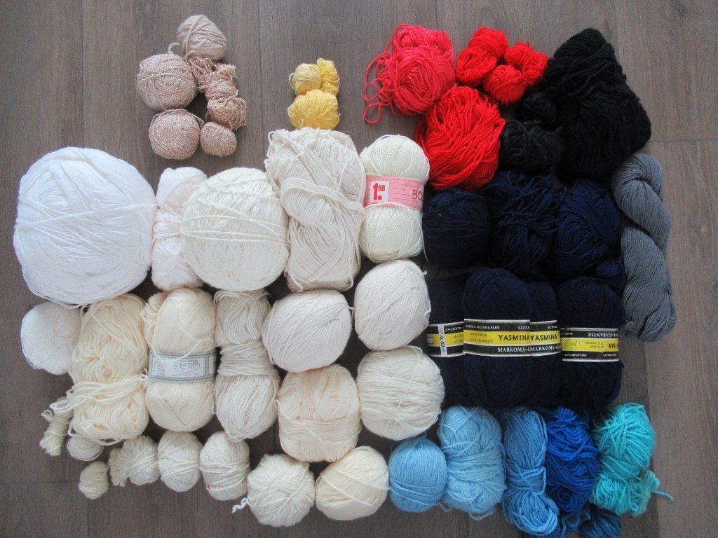 Wol  pakket ( diverse kleuren en soorten), Ophalen of Verzenden, Gebruikt, Breien of Haken, Wol of Garen