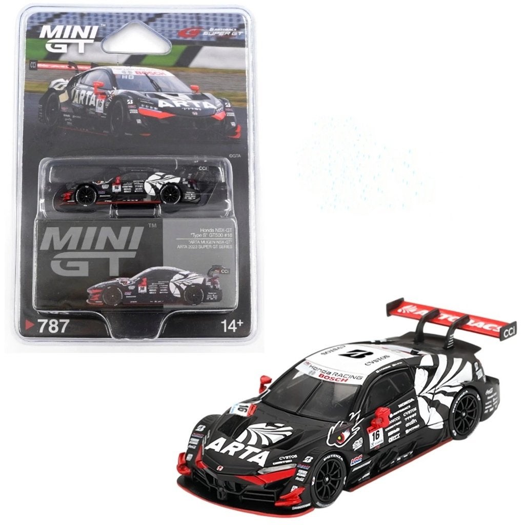Honda NSX-GT Type S GT500 #16 van Mini GT 1/64 ARTA nr.787, Ophalen of Verzenden, Nieuw, Auto