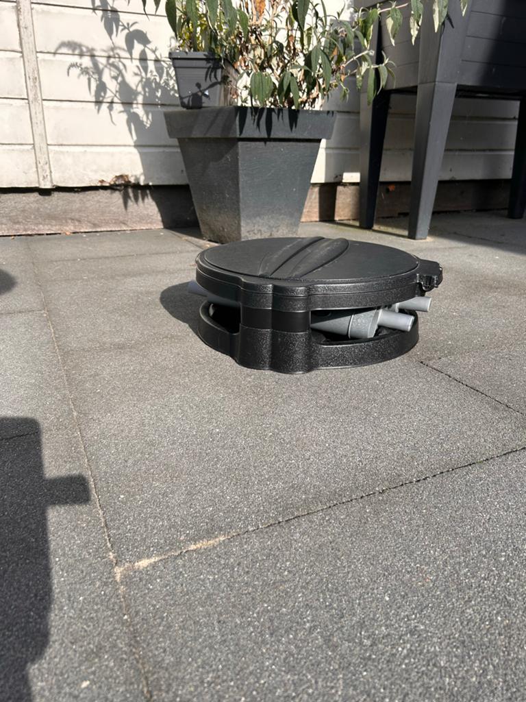 Camping set: Opvouwbare tafel, kast en droogrek, Caravans en Kamperen, Ophalen, Gebruikt