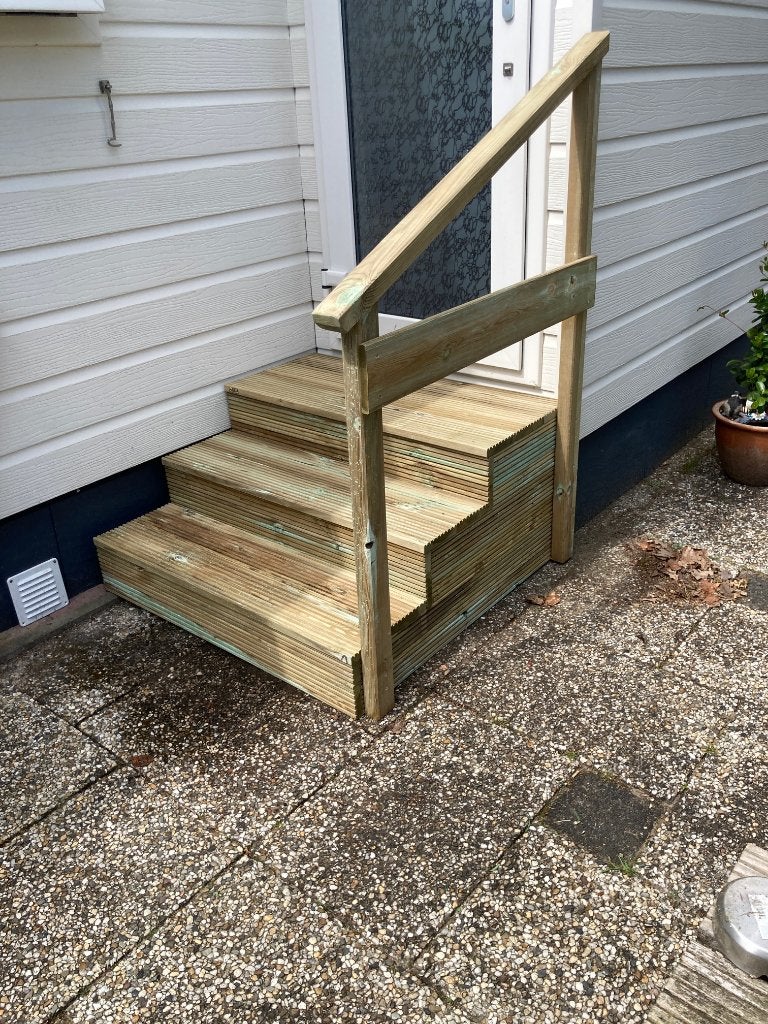 Opstap "Deluxe" in ELKE HOOGTE leverbaar!, Caravans en Kamperen, Ophalen of Verzenden, Nieuw