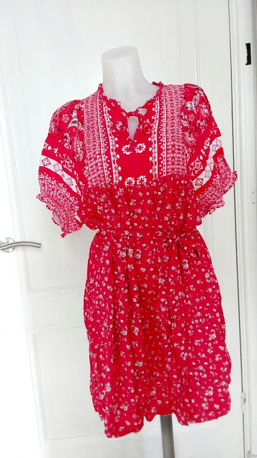 Nieuwe Smashed Lemon zomerjurk maat 36, Kleding | Dames, Jurken, Nieuw, Maat 36 (S), Rood, Ophalen of Verzenden