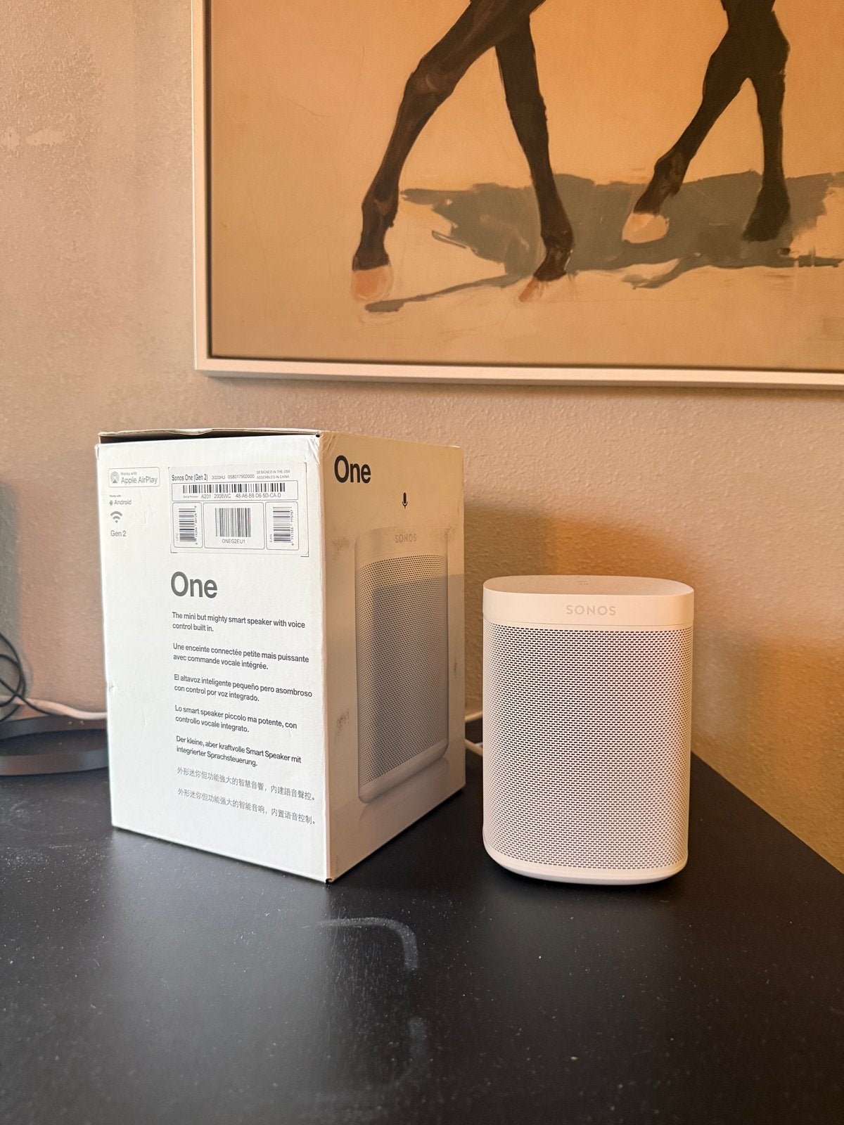 Sonos One (Gen 2) Slimme Speaker - Wit
