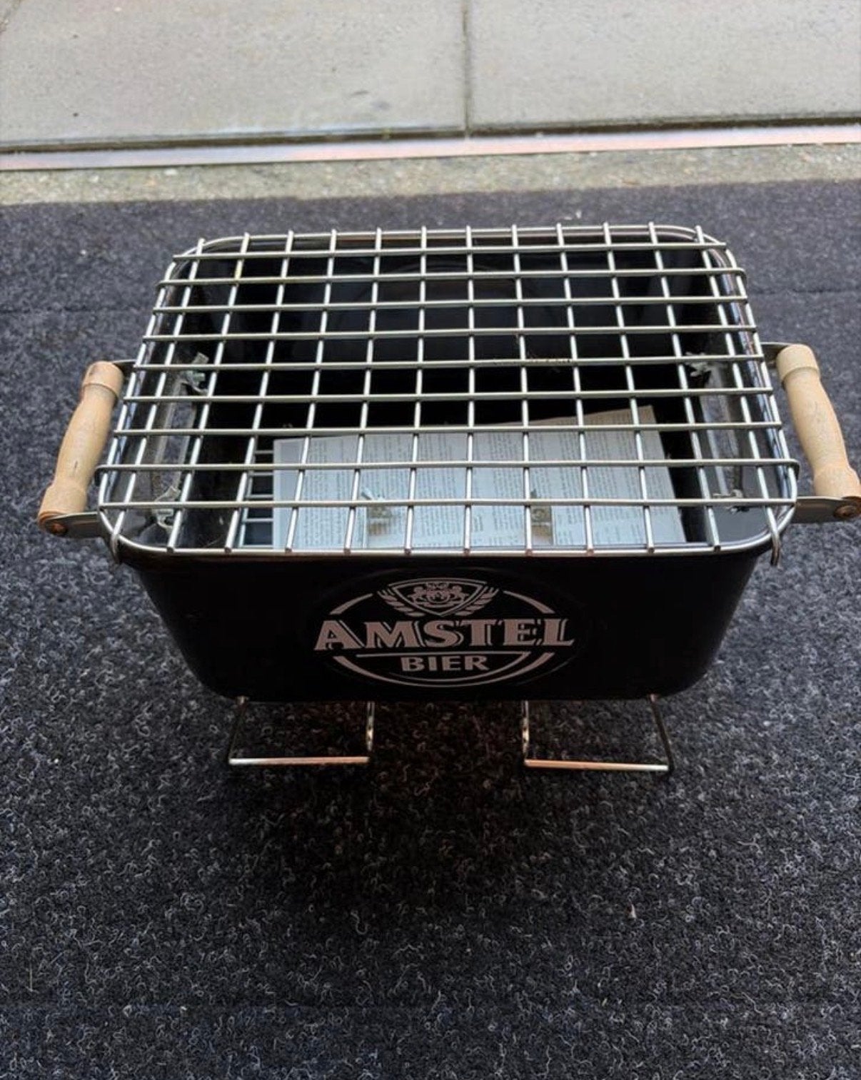 Amstel Bier mini BBQ - Klein en handig, Tuin en Terras, Ophalen of Verzenden, Nieuw
