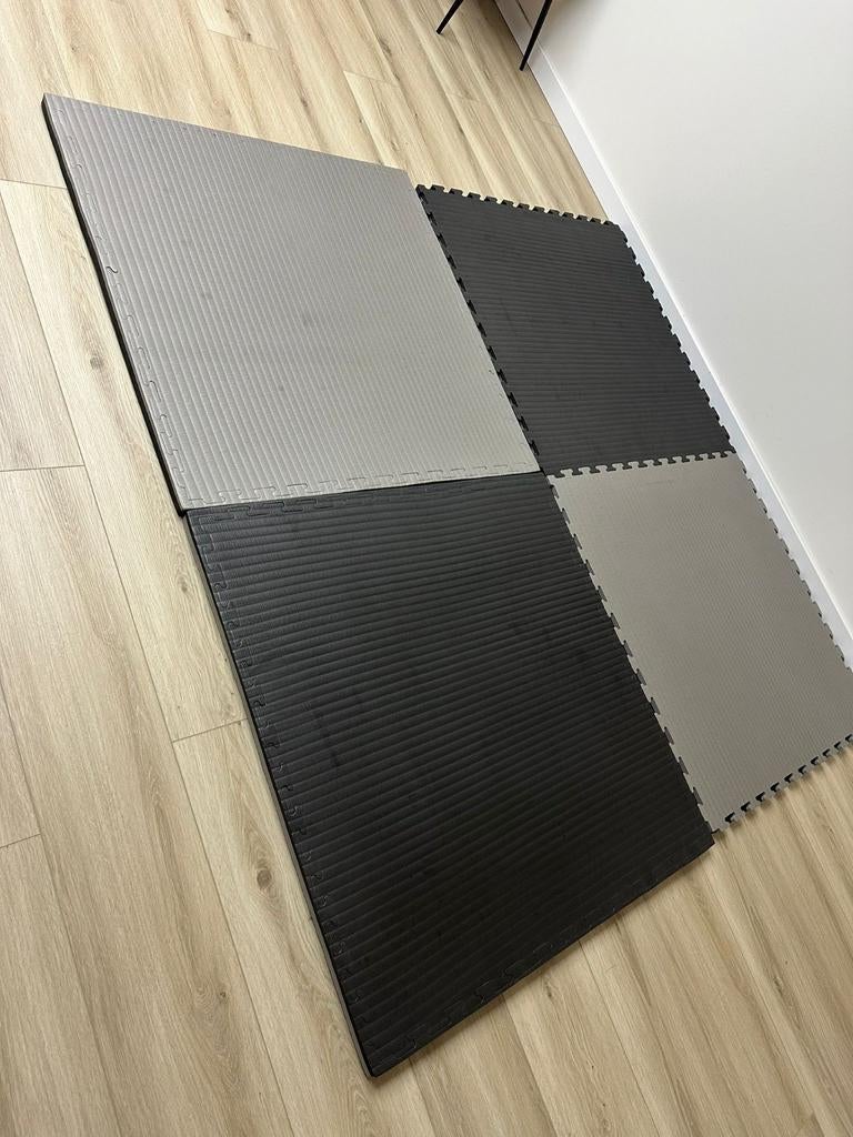 Rubberen matten 100x100x3 cm EVA rubber, Ophalen, Nieuw, Fitnessmat