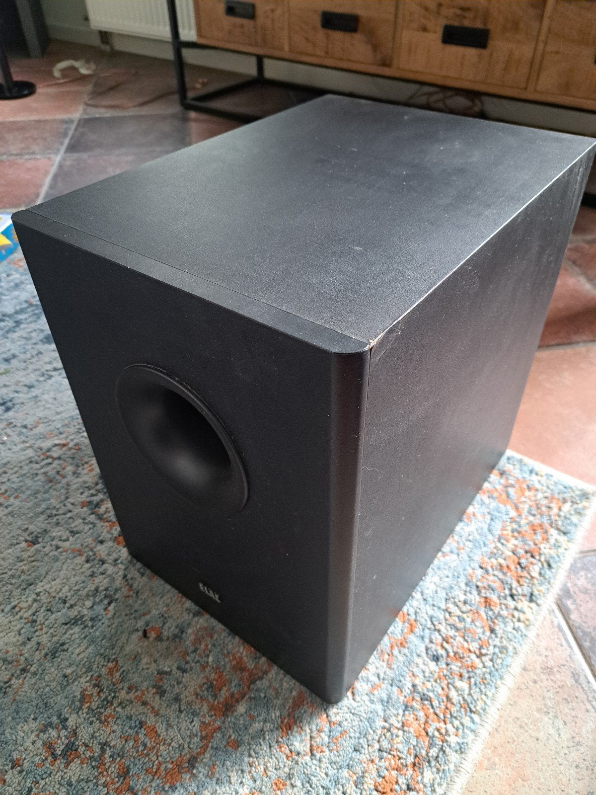 ELAC Sub 101-ESP Powered Subwoofer, Subwoofer, Ophalen, 150 watt of meer, Overige merken