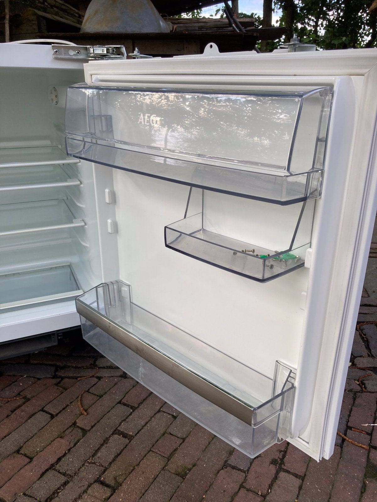 Kleine inbouw koelkast, Witgoed en Apparatuur, Ophalen, 45 tot 60 cm, Zonder vriesvak, Gebruikt