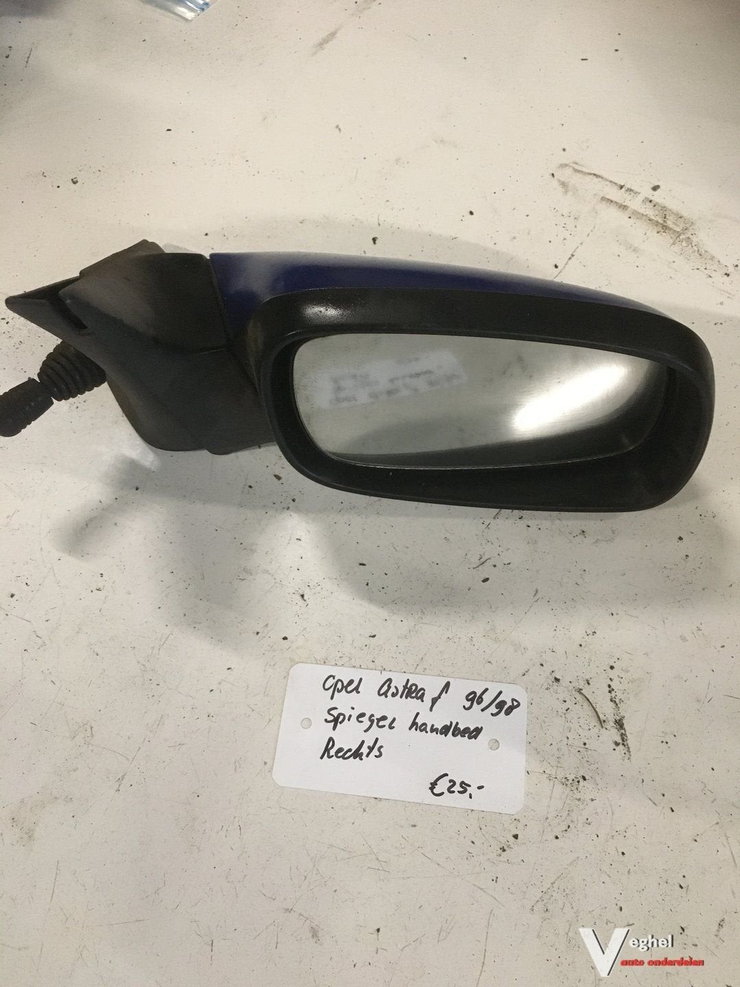 Opel Astra F  1996 tm 1998  Buitenspiegel Handbed. Rechts