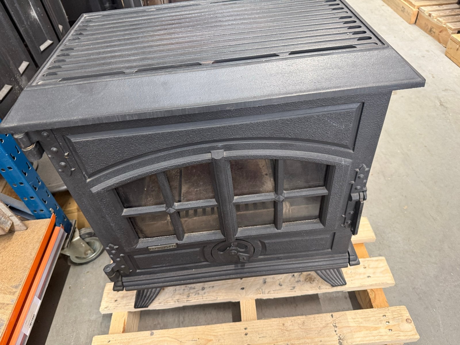 Gebruikte Thermocet Houtkachel - Laag Model voor Mancave, Huis en Inrichting, Ophalen, Gebruikt, Houtkachel, Thermocet