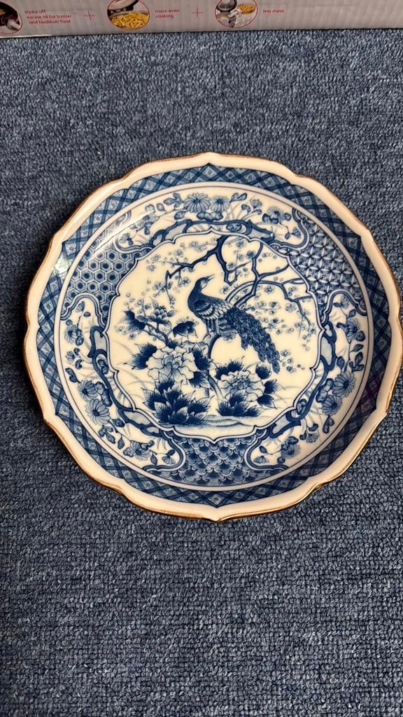 Delfts blauw japans porseleinen bord, Ophalen of Verzenden