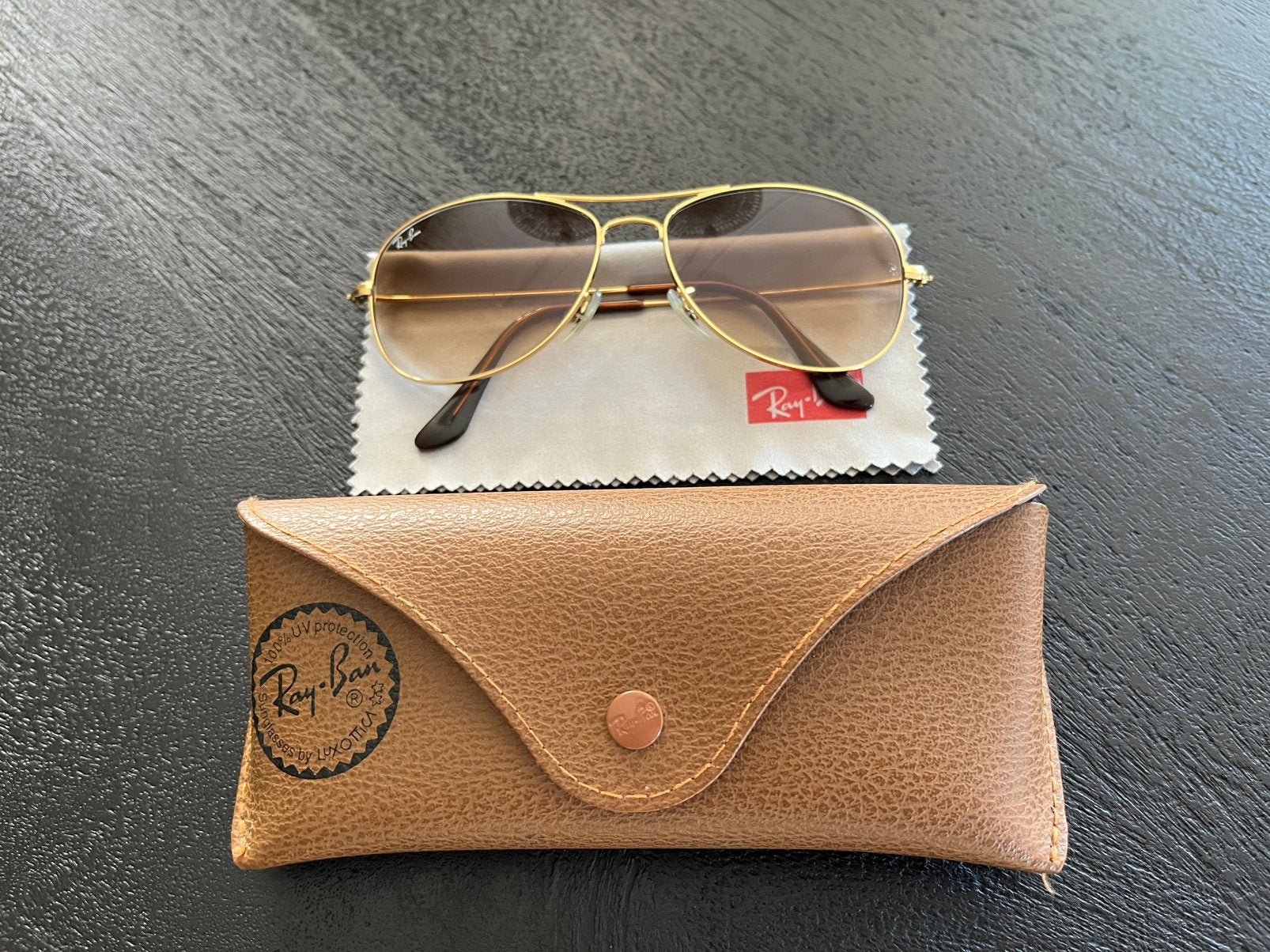 Ray-Ban cockpit zonnebril met nieuwe glazen, Ophalen, Zo goed als nieuw, Zonnebril, Ray-Ban