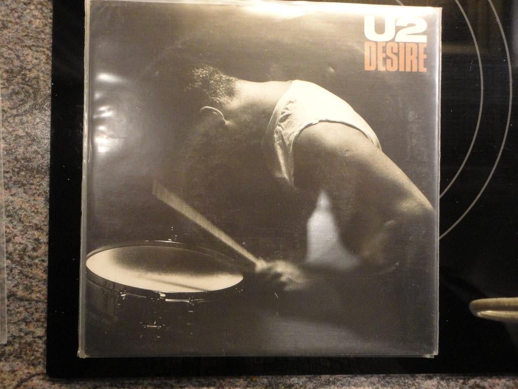 U2 - Desire France 1988 FH, Cd's en Dvd's, Vinyl Singles, Gebruikt, Fotohoes, 7 inch, Ophalen of Verzenden