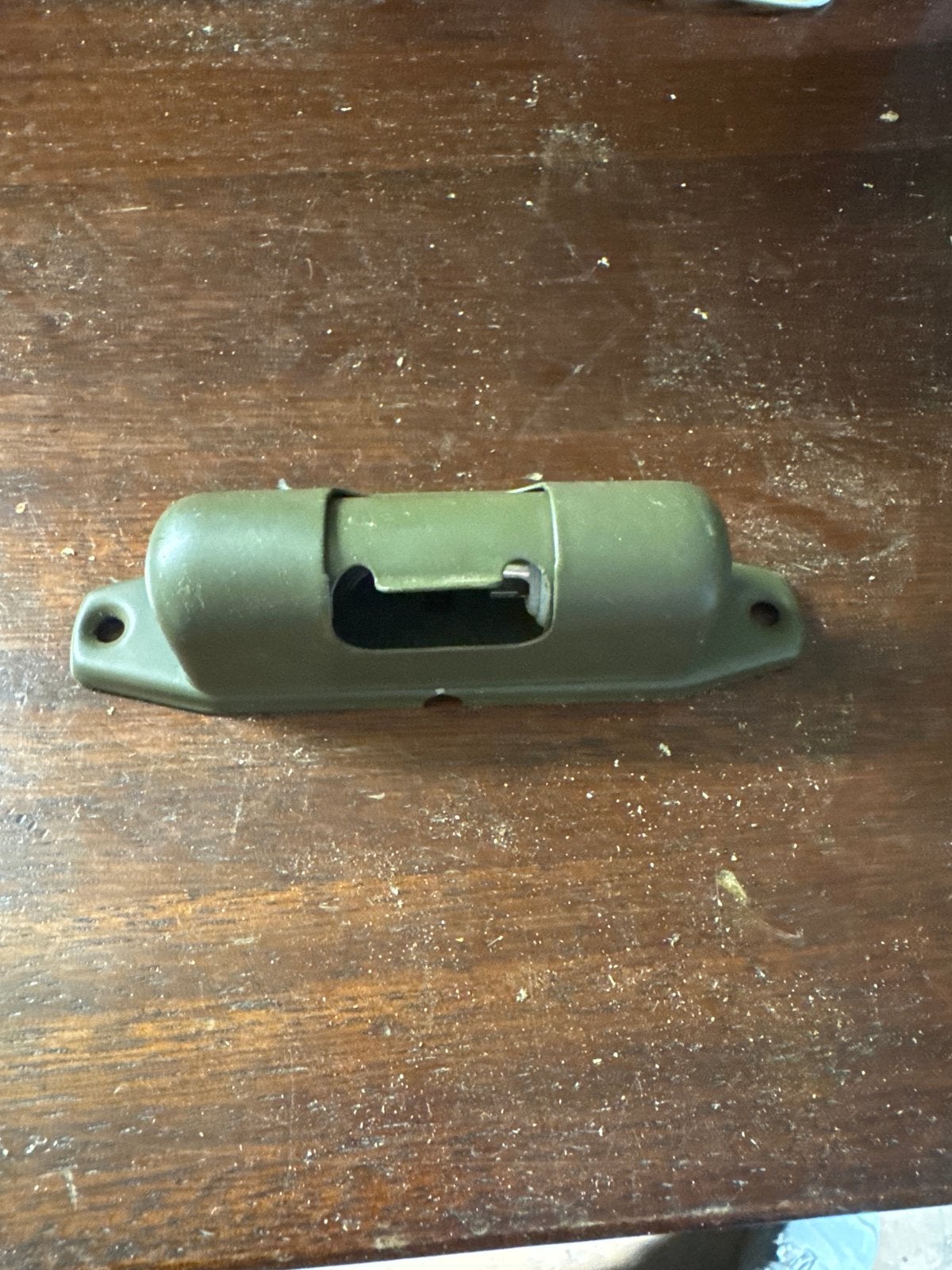 Militair lampje / lichtje - Groen metaal, Ophalen of Verzenden, Overige soorten, Overige gebieden, Overige typen