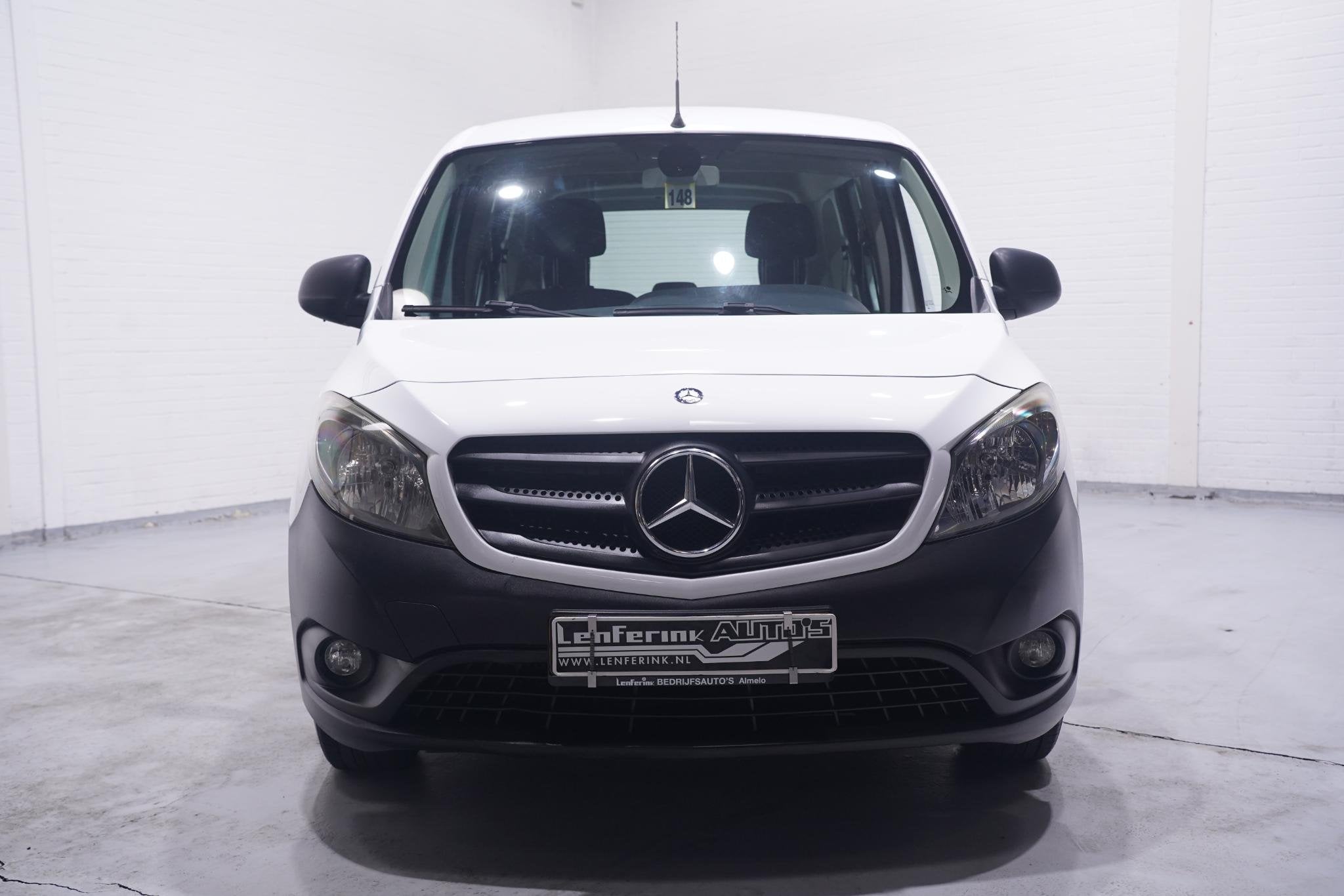 Mercedes-Benz Citan 112 Ambiente Airco Schuifdeur links en r, Auto's, Voorwielaandrijving, Stof, Gebruikt, Wit