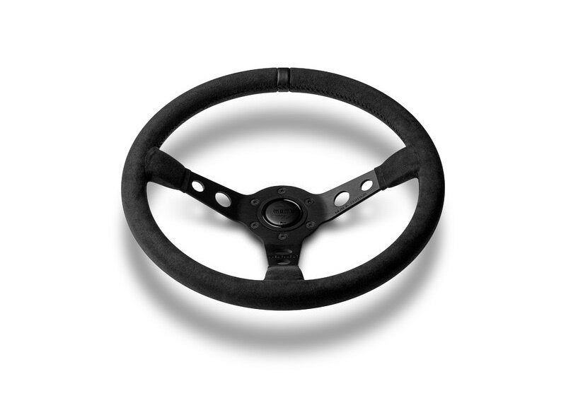 Momo MOD. 07 Black Edition 350mm suede alcantara sportstuur, Ophalen of Verzenden