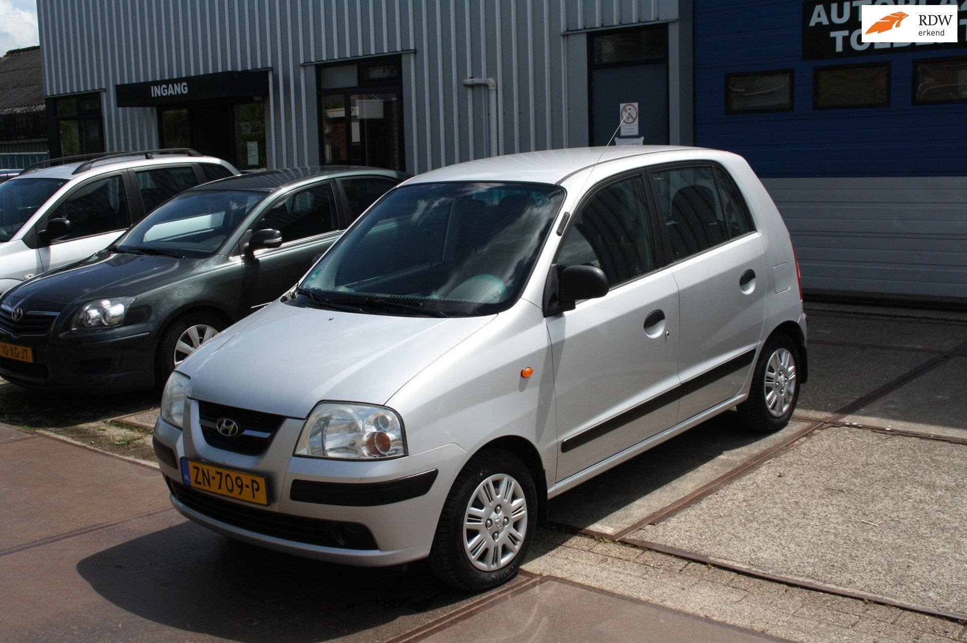 Hyundai Atos 1.1i Active *BJ'07*110'KM*NW-APK*, Auto's, Stof, Zwart, 4 cilinders, Bedrijf