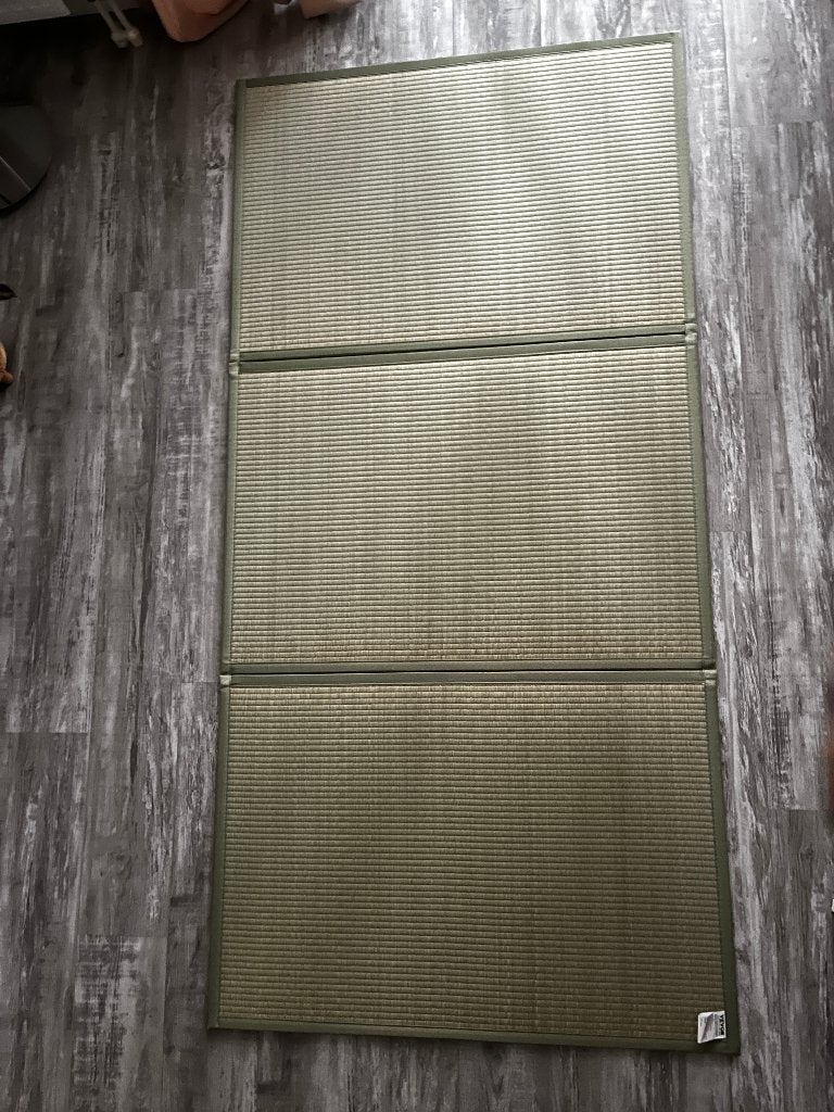 Opvouwbare Japanse Tatami Vloermat 203x99cm, Ophalen, Opvouwbaar, Vierkant, 200 cm of meer
