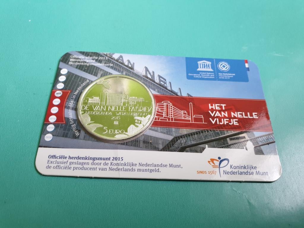 2 euro coincard 2015 Van Nelle Vijfje, Postzegels en Munten, Munten | Nederland, Ophalen of Verzenden, Euro's