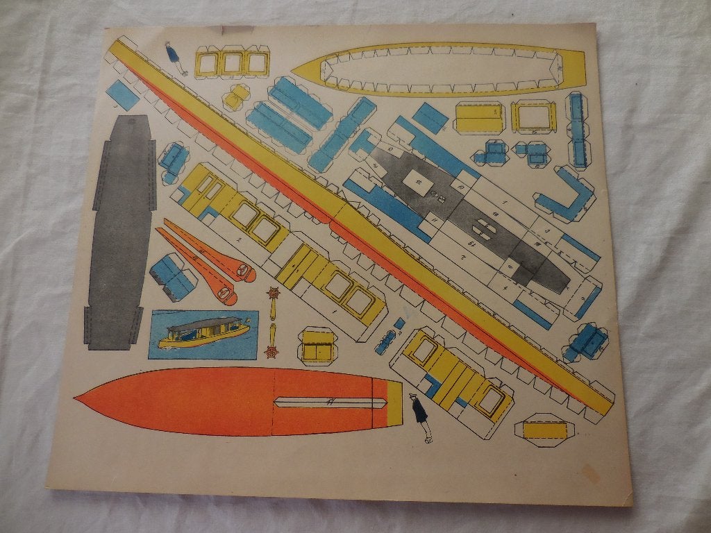 Bouwplaat Salonboot, Hobby en Vrije tijd, Ophalen, Nieuw