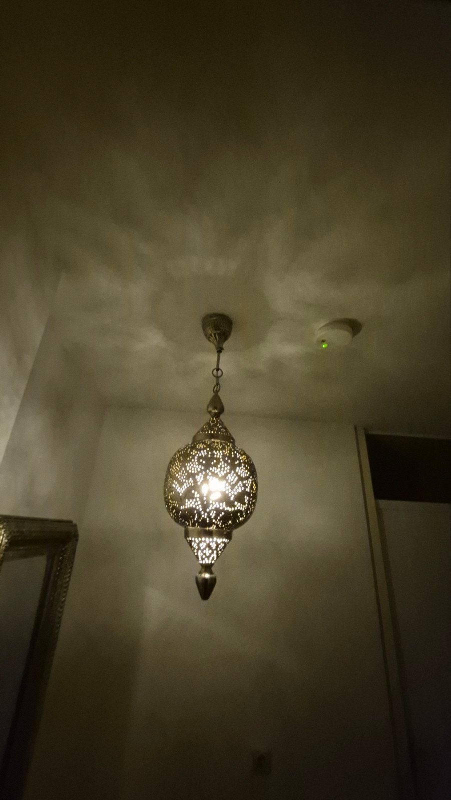 Hanglamp sierlamp, Ophalen, Gebruikt, E27 (groot), Metaal