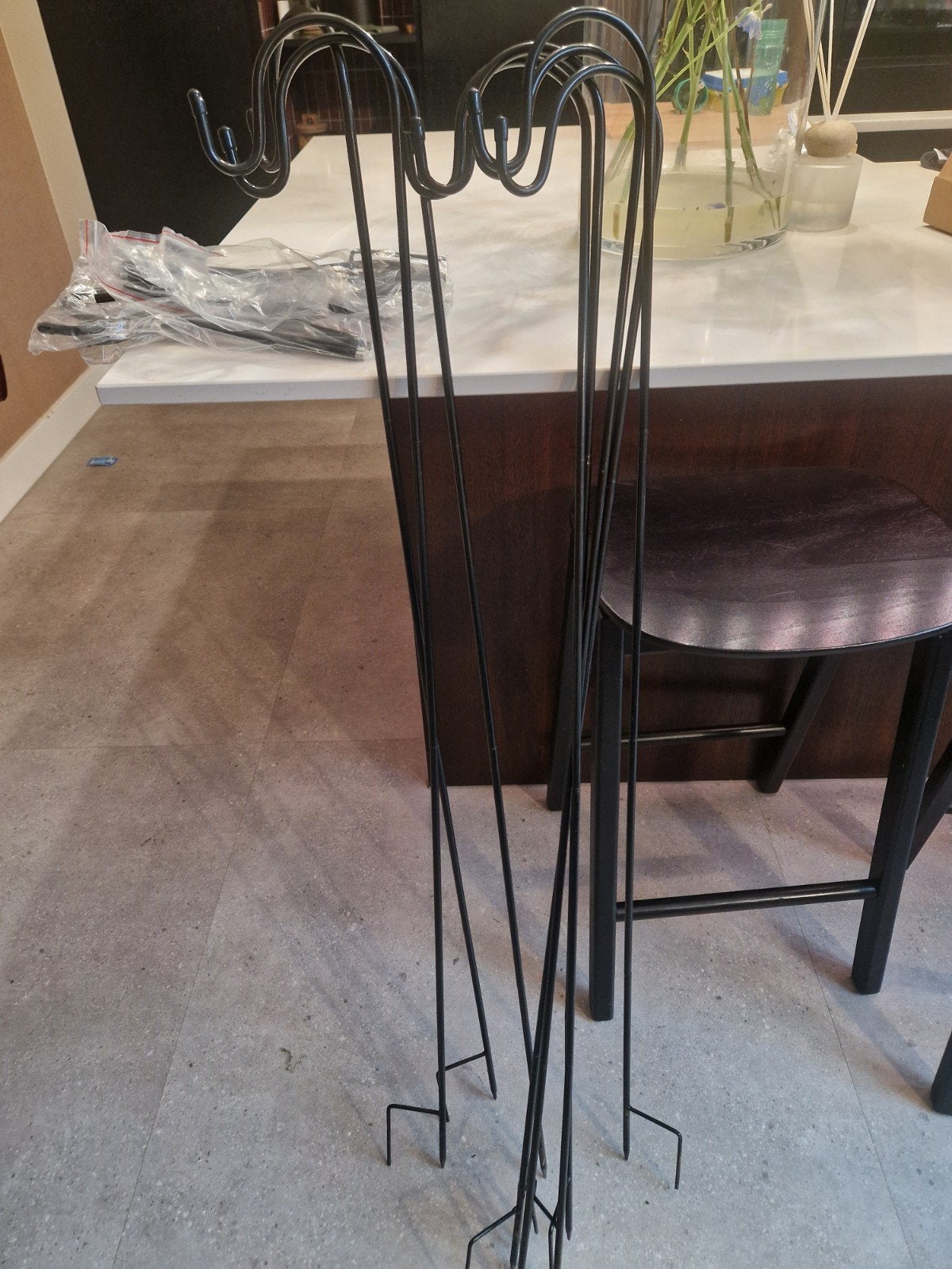 120cm Herdershaken / Haken voor hangende decoratie, Tuin en Terras, Ophalen of Verzenden, Nieuw