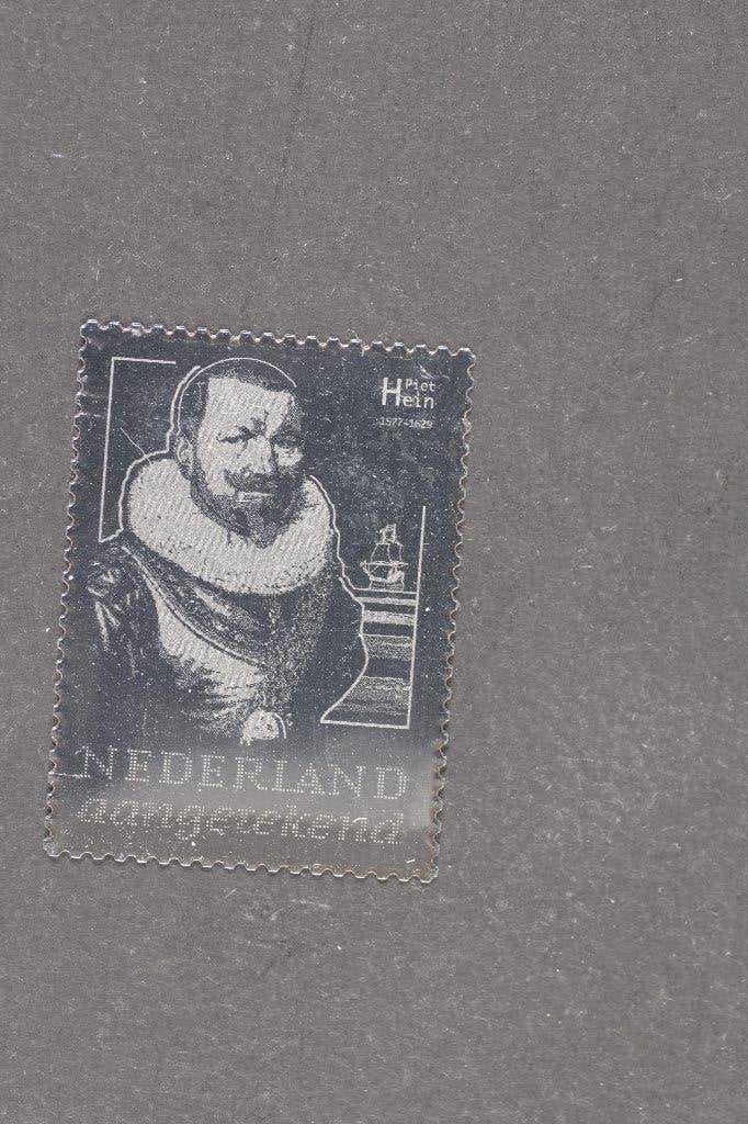 zilveren zegel Piet Hein, Postzegels en Munten, Verzenden, Na 1940, Postfris