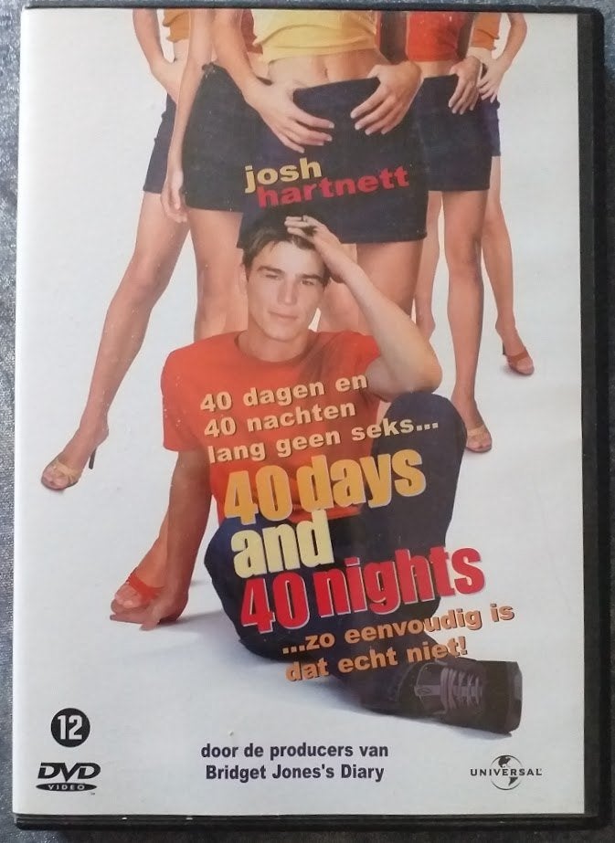 DVD 40 day and 40 nights 2002 [5363]  [CdDVKo], Vanaf 12 jaar, Ophalen of Verzenden, Zo goed als nieuw, Romantische komedie
