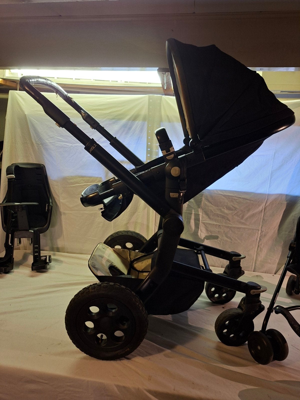 Joolz Day Kinderwagen - Zwart met Luchtbanden, Gebruikt, Luchtbanden, Ophalen of Verzenden, Kinderwagen
