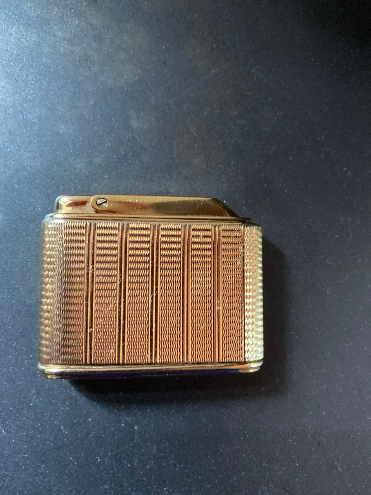 Vintage Colibri aansteker goudkleurig,, Ophalen of Verzenden, Gebruikt, Aansteker