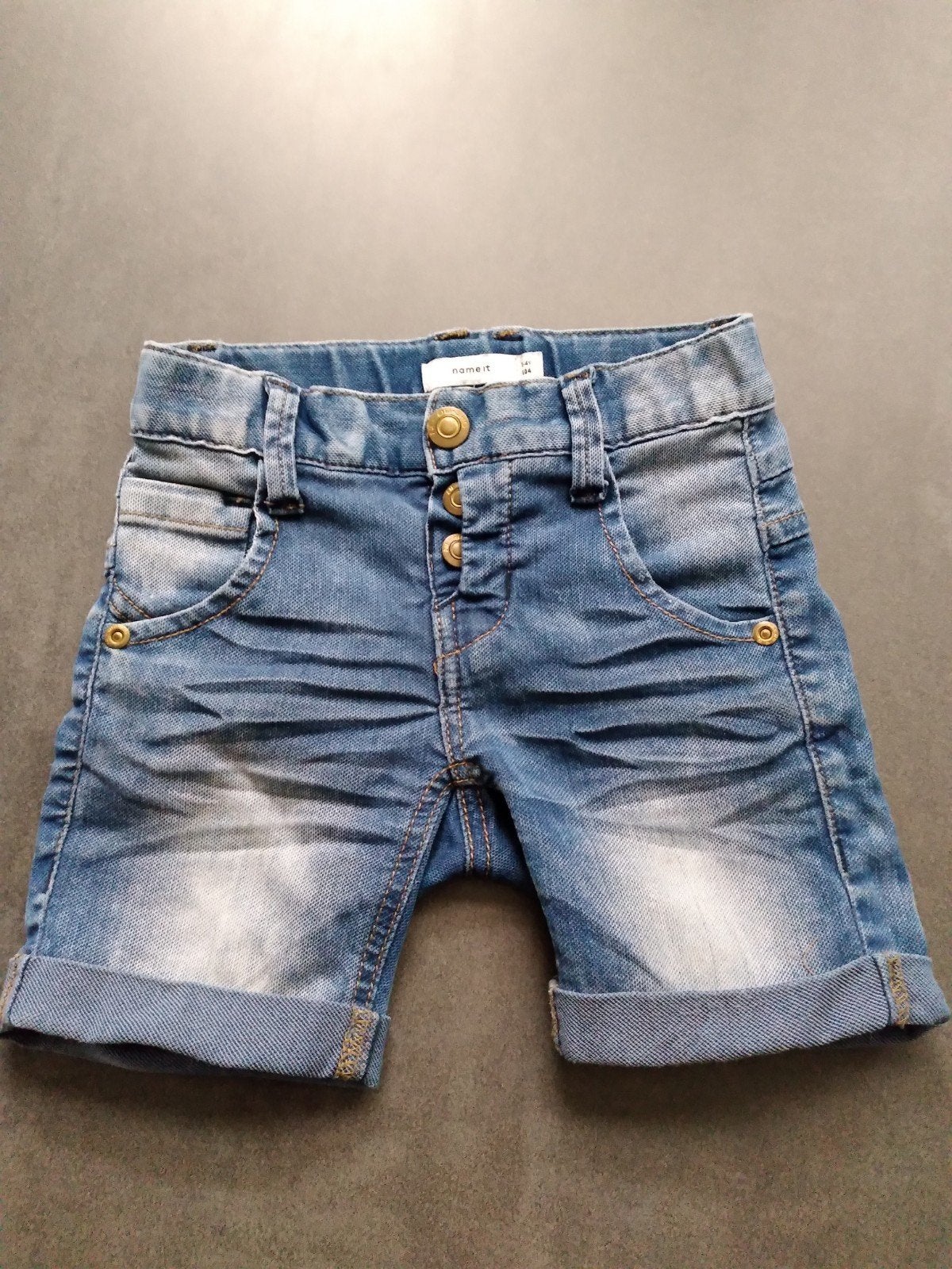 Name It jongens korte jeans maat 104, Kinderen en Baby's, Kinderkleding | Maat 104, Zo goed als nieuw, Ophalen, Broek, Jongen