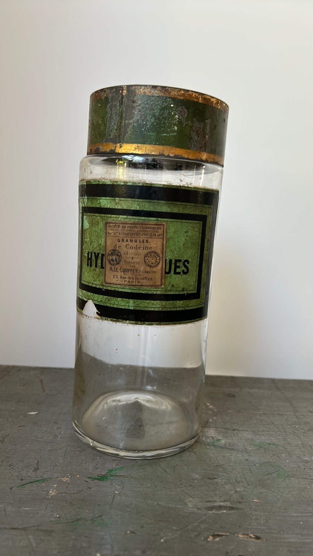 Antieke franse apothekerspot paris, Ophalen of Verzenden