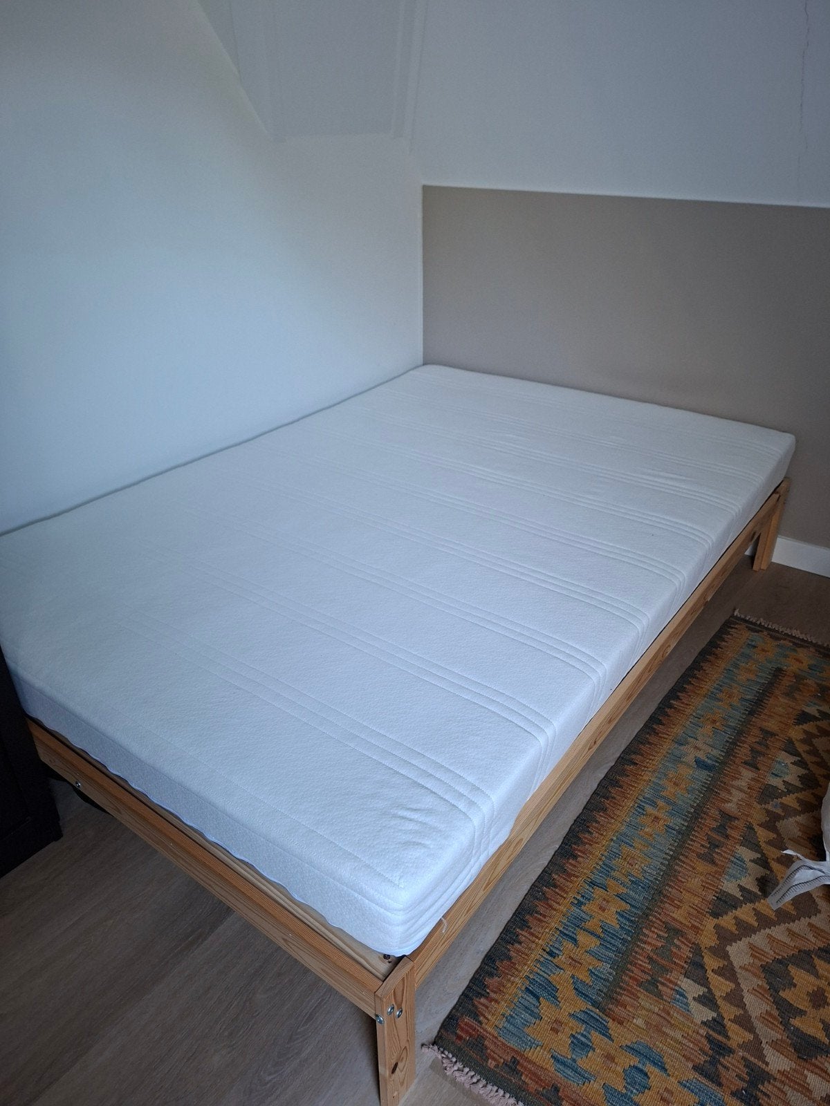 Bed Ikea Nieden met matras, Ophalen, Eenpersoons, Zo goed als nieuw, 80 cm