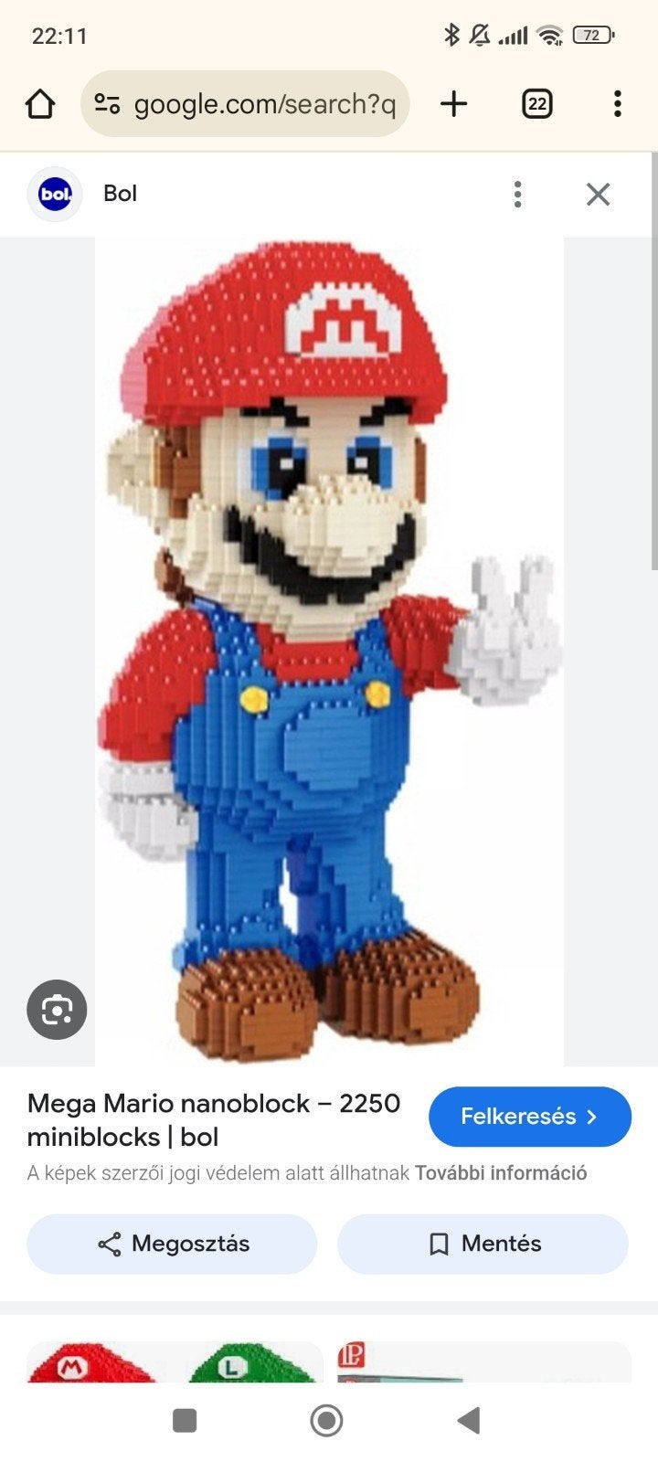 Mega Mario Nanoblock - 2250 Miniblocks, Ophalen of Verzenden, Zo goed als nieuw, Overige merken