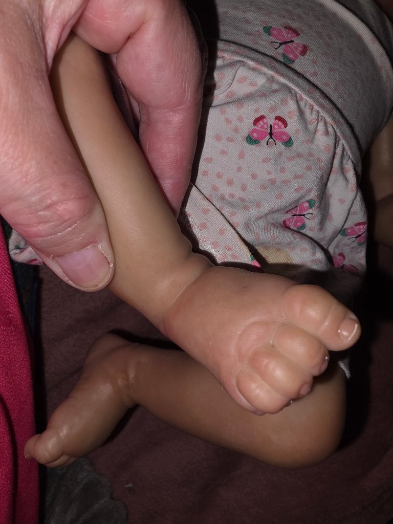 Reborn eur 75 incl verzenden, Verzamelen, Poppen, Ophalen of Verzenden, Zo goed als nieuw, Pop