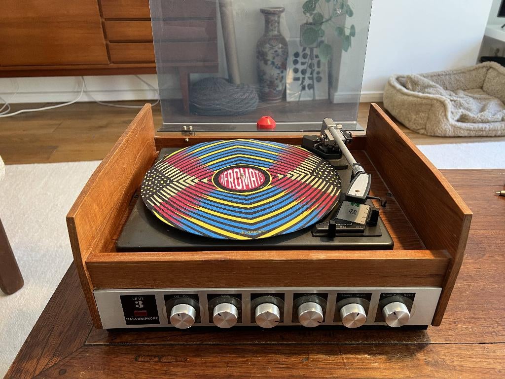 Vintage Marconiphone Unit 3 Turntable - Upgraded Needle, Ophalen, Gebruikt, Draaitafel, Overige merken