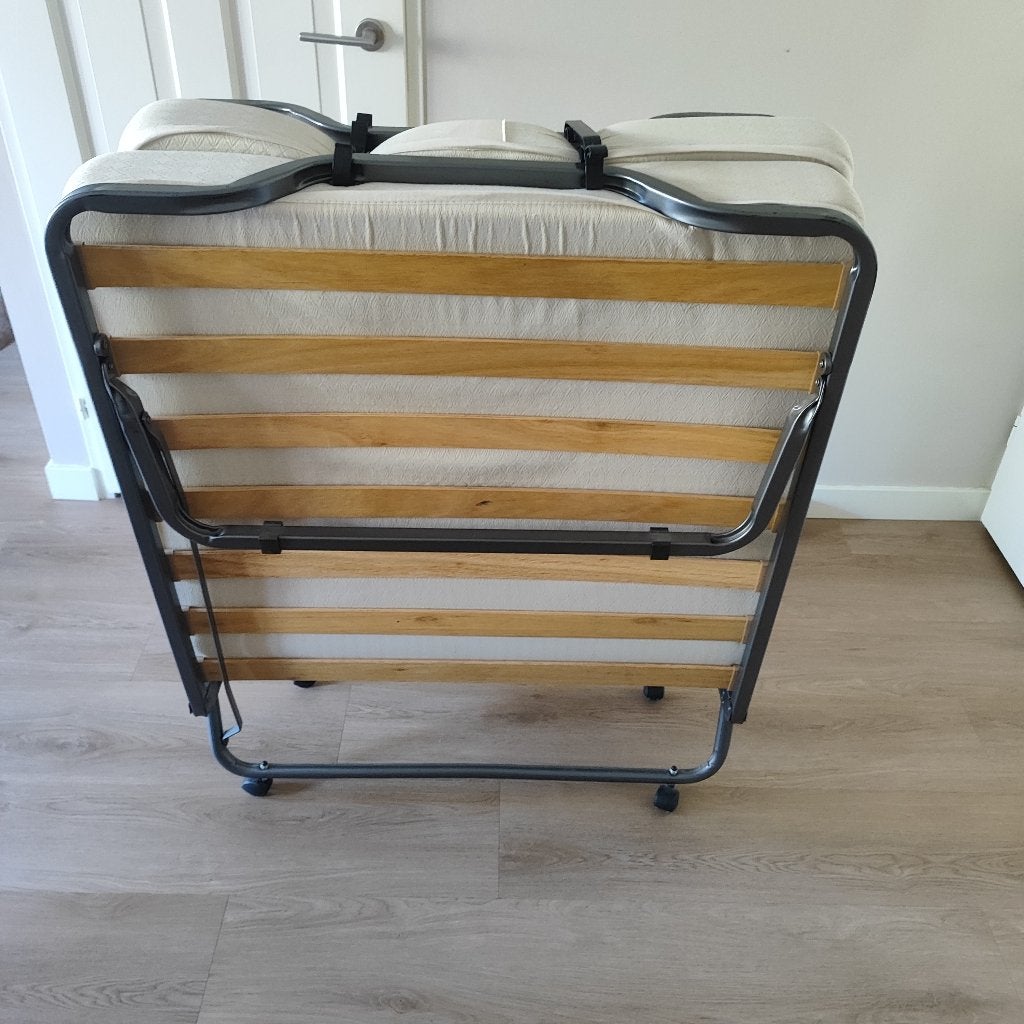 Inklap bed (1 persoons), Ophalen, 90 cm, Eenpersoons, 190 cm of minder
