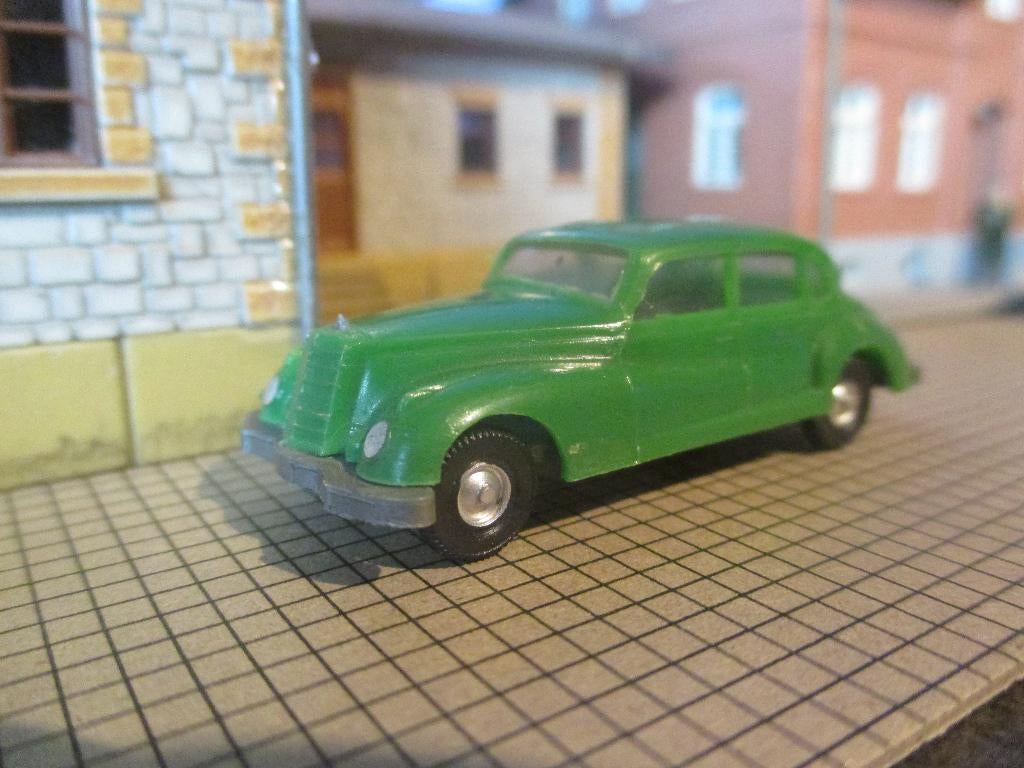 1951-1954 Mercedes Benz W186 300 Adenauer - Eko groen, Ophalen of Verzenden, Zo goed als nieuw, Auto, Herpa