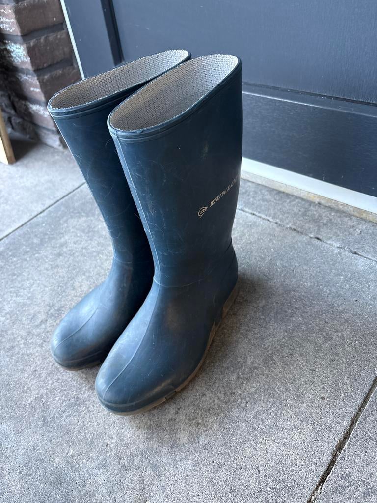Dunlop regenlaarzen maat 35, Ophalen of Verzenden, Gebruikt, Jongen of Meisje