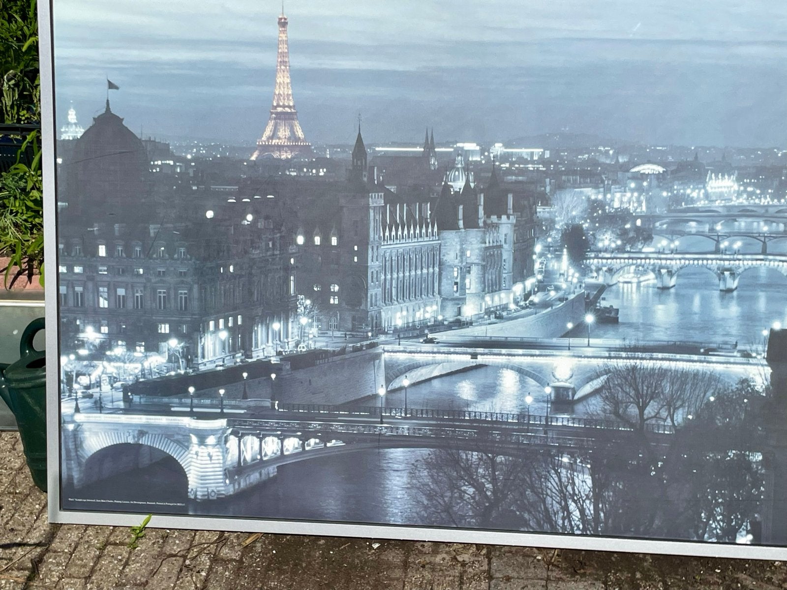 IKEA VILSHULT "Paris" wanddecoratie - Jean-Marc Charles, Gebruikt, Oorspronkelijke maker, Verzenden, 125 cm of meer