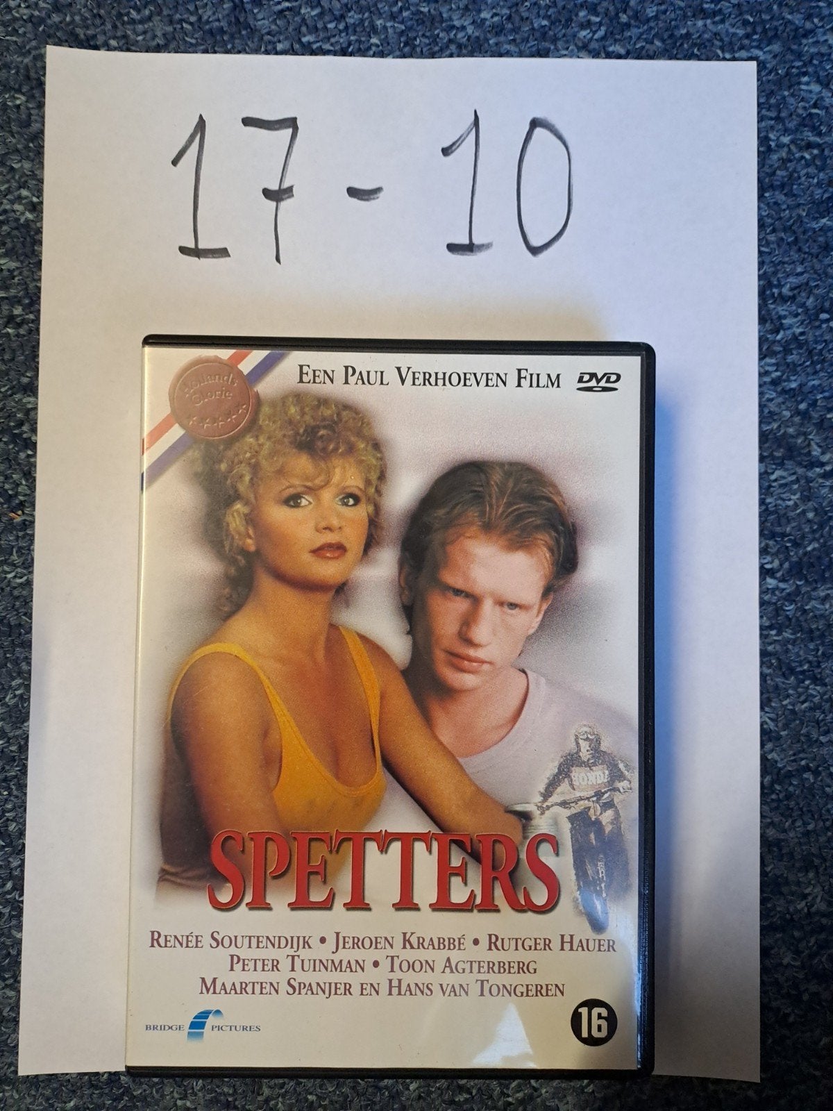 Spetters - Een Paul Verhoeven Film (DVD), Vanaf 16 jaar, Ophalen of Verzenden, Zo goed als nieuw