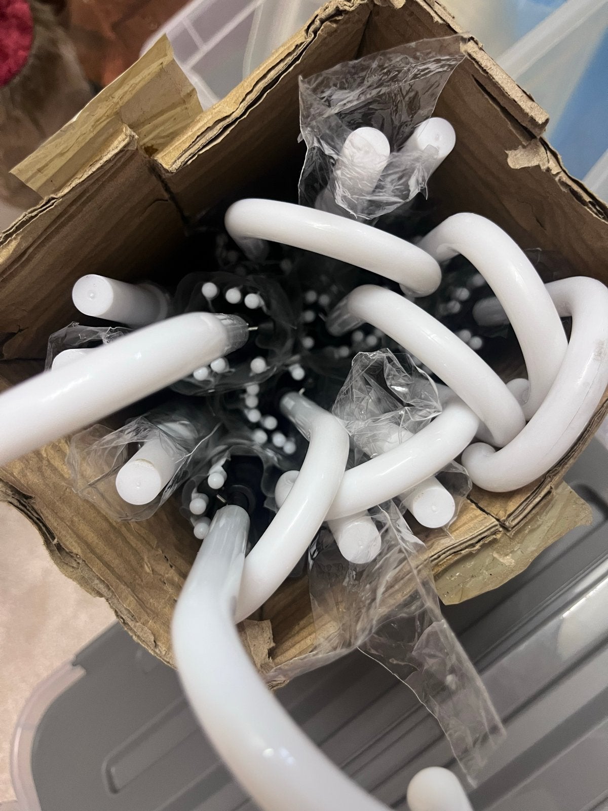17 Nieuwe Witte/Doorschijnende Paraplu’s, Verzenden, Transparant, Nieuw, Wit